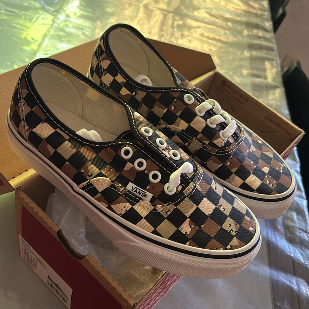 Vans Authentic Checkerboard Camo